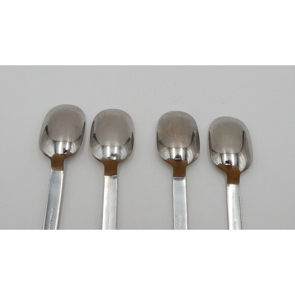 Retroneu INFINITE Stainless Dinner Soup Spoons 18/8 Korea Glossy Flatware S/4 A - Picture 6 of 9